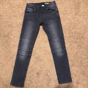Skinny biker jeans